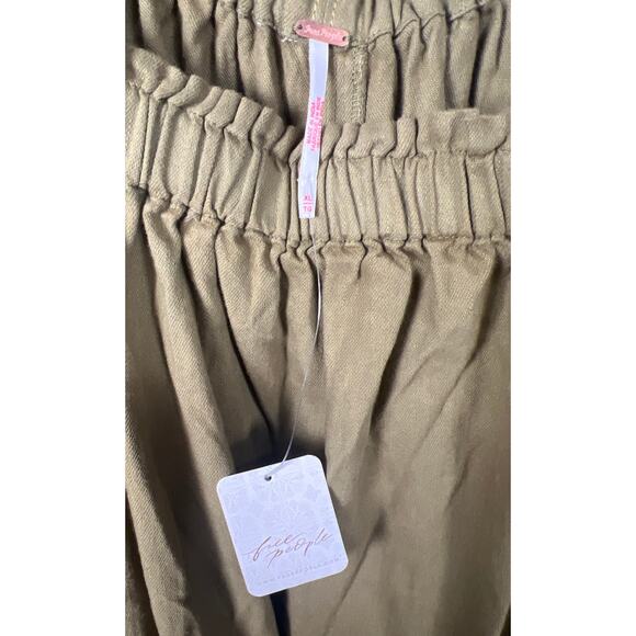 Free People Machu Barrel Midi Dress Overall Like NWT Moss XL - Picture 3 of 6